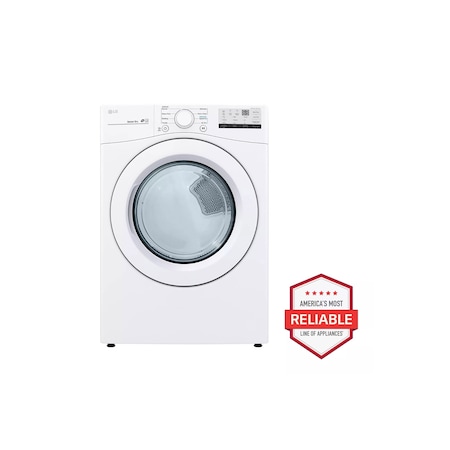 Lg 7.4 cu. ft. Ultra-Large Capacity Energy Star Certified Gas Dryer DLG3401W